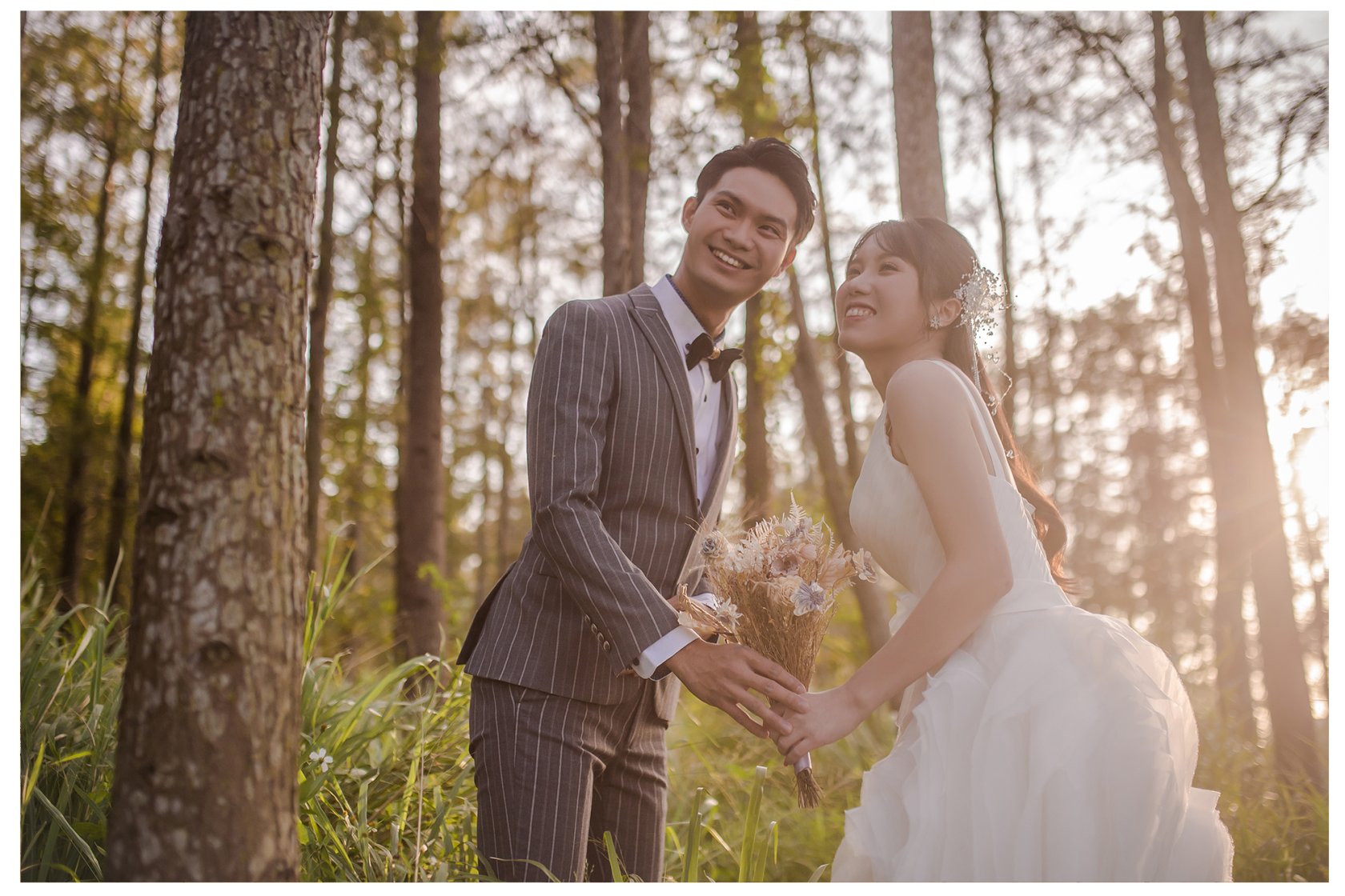 [ 台中婚紗 ] 俏皮清新 |  唯美逆光 | 復古風格